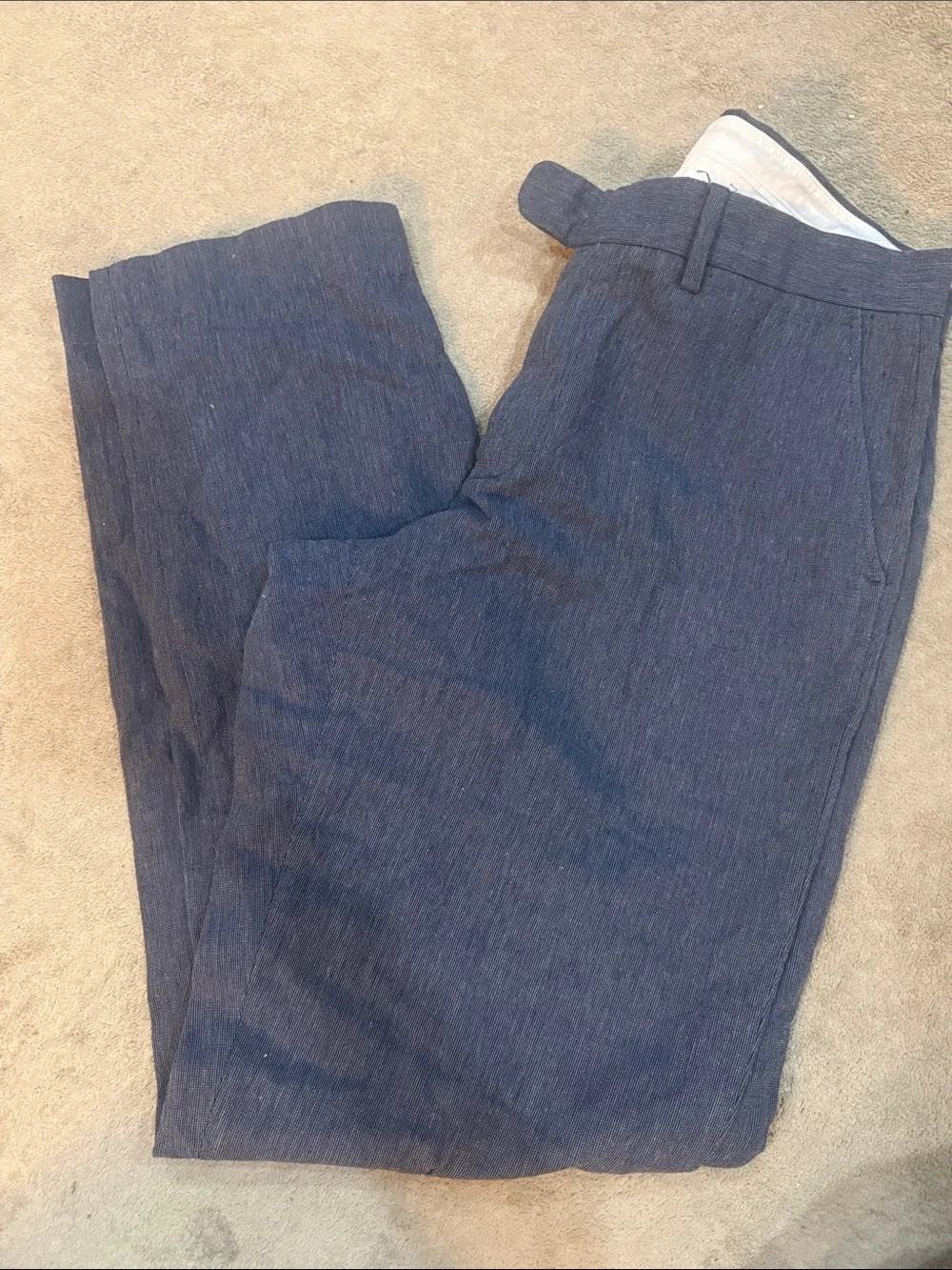 J. Crew Men's Charcoal Blue Dress Pants
